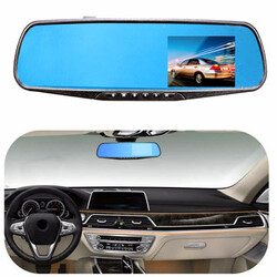 Video Recorder Night Vision Inch 1080P HD Dash Cam Camera Car DVR Rear View Mirror