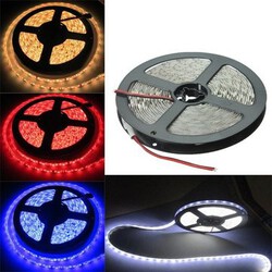 5050 SMD 5M Car Decoration Strip Light LED Waterproof 12V Four Colors