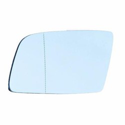 E60 E61 Electric Left Side Wing Mirror Glass For BMW Blue Heated