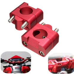 Riser Mount Clamp Adaptor CNC Handlebar Motorcycle 28mm Pit Dirt Fat Bar