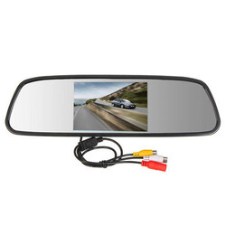 5 Inch Car Rear View Backup Reverse Camera Mirror Monitor LCD Screen Kit Wireless