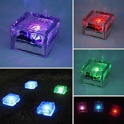 Led 100 Crystal Deck Solar Glass Garden Light