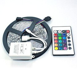 Remote Controller 5m Dc12v Smd 24key Rgb Led Strip Light 150x5050