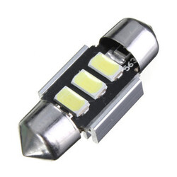 31MM Interior LED White Festoon Light License Plate Light Bulb 5630 Chip Dome