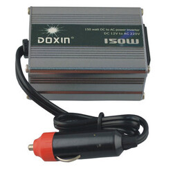 150W Car 12V To AC 220V Power Silver DC Inverter