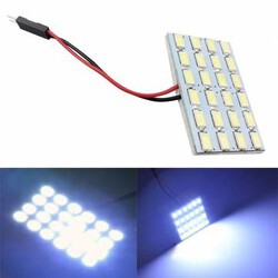 5630 Interior Dome Reading Trunk Panel Car White LED Light Bulb 24SMD