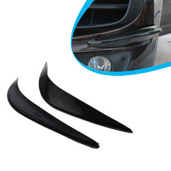 Pair SHUNWEI PVC Anti-collision Car Strips Bumper Front Rear Strip