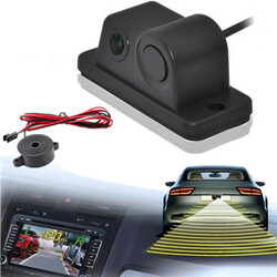 Car Rear View Reversing 170 Degree Night Vision Backup Camera Parking Sensor Buzzer