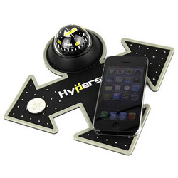 Anti-slip Deluxe Arrow Mat Double Hypersonic Car Dashboard Compass