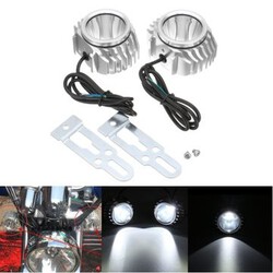 12-80V Fog Spot White Universal Bulb Motorcycle DC Bright Head Light LED lamp