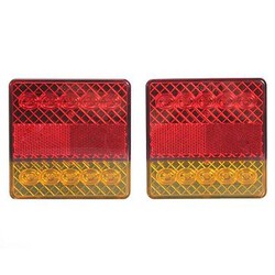 E-Marked Stop Rear Tail Indicator Light 10LED Trailer Truck Ute