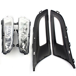 Front Left Right Light Grille Grill Fog MK8 VW Polo Lamps