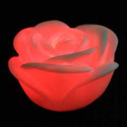 Shaped Color Led Night Light Changing Arm Rose