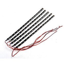 Chassis Light Decoration Light 15LED Flexible Strip Car DRL 30cm Waterproof