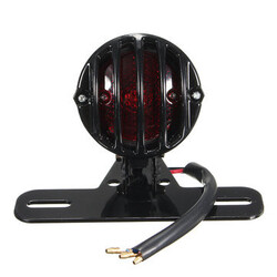 Racer Brake Motorcycle LED Rear Chopper Bobber Base Tail Light License