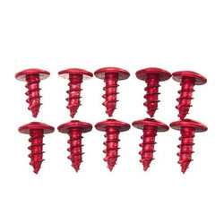 Motorcycles Scooters Screws Titanium Alloy M5 Bikes ATVs Bolt Thread 10pcs Modified