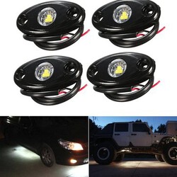 Lamp Jeep Ship SUV 4pcs Rock 9W LED Light Boat Car Truck Deck Chassis Lights Off-road