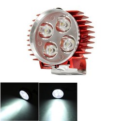 Gold Universal Red Silver 3000LM Waterproof 30W Blue Headlamp 12-24V Motorcycle LED Headlight