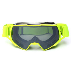 Grey Bike Removal Anti-UV Lens Helmet Off-Road ATV Motocross Goggles Eyewear