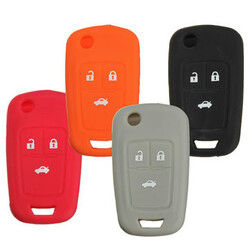 Protector Cover Chevrolet Holder Fob 3 Button Silicone Key Case