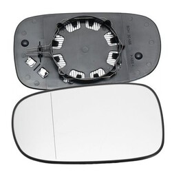 Wing Mirror Glass Door SAAB 9-3 Right Driver Side Wide Angle Car