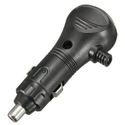 Male ON OFF Switch DC Lighter Charger Socket Car Black 12V Plug Connector LED