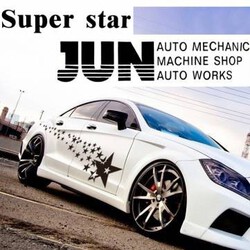 Design Stickers A Set of Super 1.8m Car Styling Whole Body STARS