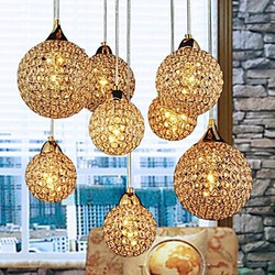 Max 40w Feature For Crystal Metal Globe Electroplated Dining Room Modern/contemporary Hallway Pendant Light Bedroom