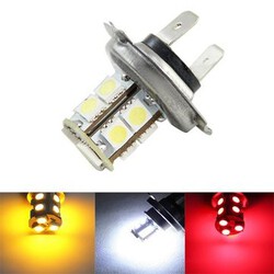 Car LED Fog Daytime Running Light Bulb White Yellow 5050 13smd Red H7