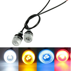 Light DRL Tail Lamp 5630 LED Eagle Eye Mirror 12V Motorcycle Car Concave
