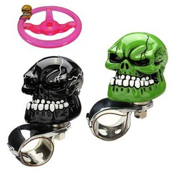 Ghost Spinner Resin Ball Control Skull Head Grip Auxiliary knob Booster Aid