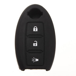 Buttons Remote Key Fob Case Nissan Silicone Cover Protecting