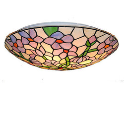 Glass Light 16inch Retro Fixture Tiffany