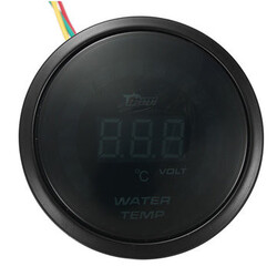 Water Temperature Gauge Digital Combo 52mm LED Temp 2 Inch Car Auto