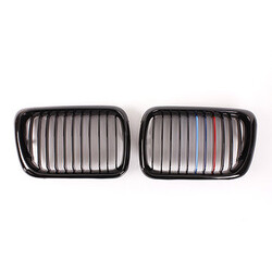 Gloss Black Front M Style E36 Kidney Grille Grill for BMW