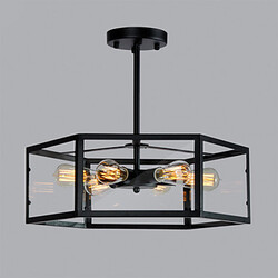 Mini Style Living Room Dining Room Hallway Retro Bedroom Garage Metal Study Room Pendant Lights