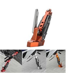 YAMAHA Monster Retrofit CNC Temple Ducati Aluminum Scooter Universal Motorcycle Side Tripod