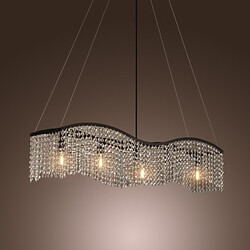 Island Bedroom Light Kitchen Feature For Crystal Metal Max 60w Modern/contemporary Living Room