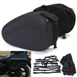 Saddle Bag Motorcycle Motor Bike Luggage Soft Seat Saddlebags Side