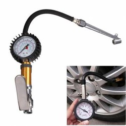 PSI Pressure Tire Tyre Gauge Inflating Dial Auto Motorcycle Tool