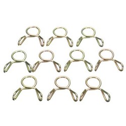 10pcs Clips Fuel Line Hose Tubing Spring Clamps Motorcycle ATV Scooter 8mm