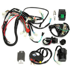 Wiring Harness Loom Kit Go Kart Pit Bike ATV Start Switch 50cc 110cc 125cc