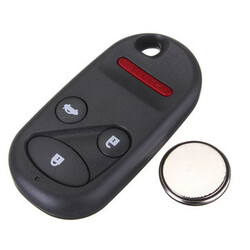 Case Fob Battery Pad Accord Fix Clicker Remote Key Shell