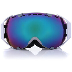 Outdoor Anti-fog UV Dual Lens Motorcycle Sport Snowboard Ski Goggles Spherical Blue