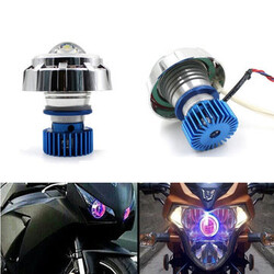 6 Colors Laser White Headlight Beam Evil Red 12V Motorcycle LED Eyes Angel Eyes Hi Lo