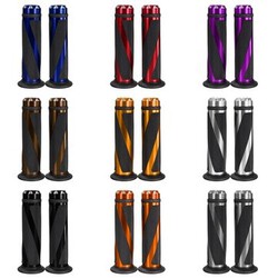 CNC Aluminum Rubber Hand Grips Motorcycle Handlebar