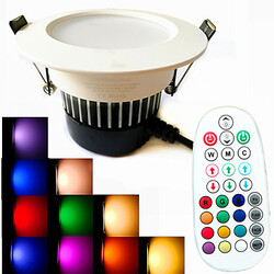 9w Led Remote Decorative Downlights Color 1 Pcs