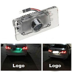 VW Car LED Laser License Number Plate Light Shadow 5W Logo Projector Light