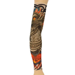Tattoo Sleeves 1PC Arm Stockings Dragon Spandex Stretchy Temporary Nylon