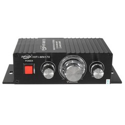 MP3 Booster Home Mini HiFi Stereo Audio Power Amplifier Bass Player for Car